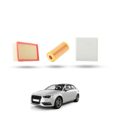 Kit Tagliando 3 filtri compatibile con Audi A3 (8V1,8VK) 2.0 TFSI s3 215kw dal 2016 (1/4)