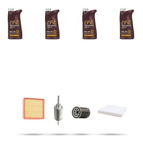 Kit tagliando 4 FILTRI e 4L OLIO compatibile con Ford Fiesta V 1.3 44kw dal 2002 (1/5)