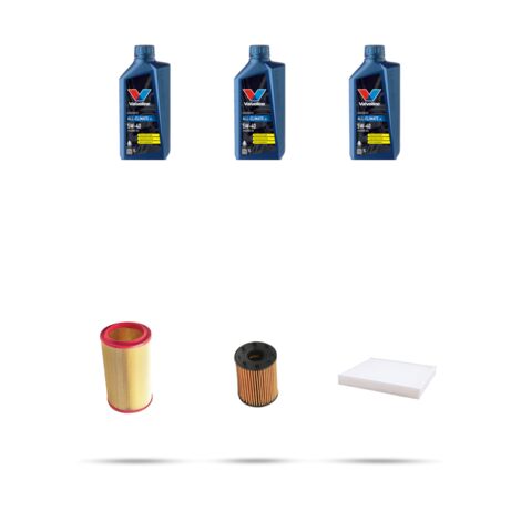 Kit tagliando 3 FILTRI e 3L OLIO compatibile con Lancia Delta III (844) 1.4 T-Jet 88kw dal 2008 (1/5)