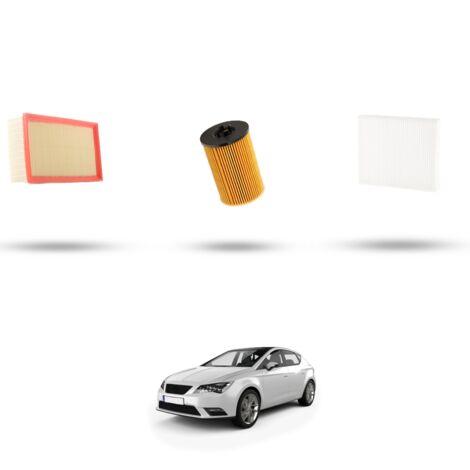 Kit tagliando 3 filtri compatibile con Seat Leon III 2.0 TDI 81kw Dal 2012 (1/4)