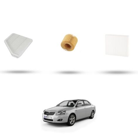 Kit tagliando 3 filtri compatibile con Toyota Avensis III (T27) 2.0 D-4D 93kw Dal 2009 (1/4)