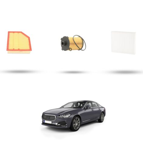 Kit tagliando 3 filtri compatibile con Volvo S90 II 2.0 B6 Mild-Hybrid 256Kw dal 2020 (1/4)