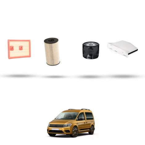 Kit tagliando 4 filtri compatibile con Vw Caddy IV (2K SA SE) 1.4 TGI 81kw Dal 2015 (1/5)