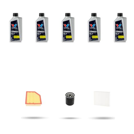 Kit tagliando 3 FILTRI e 5L OLIO compatibile con Volvo XC60 2.0 T 149kw Dal 2010 (1/4)