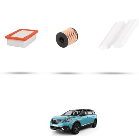 Kit tagliando 3 filtri compatibile con Peugeot 5008 II (P87) 1.6 PureTech 133kw dal 2018 (1/4)
