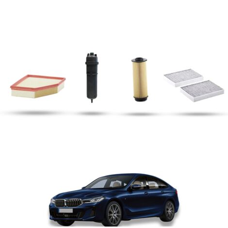 Kit tagliando 4 filtri compatibile con Bmw serie 6 (G32GT) 630d hybrid 155kw dal 2020 (1/5)