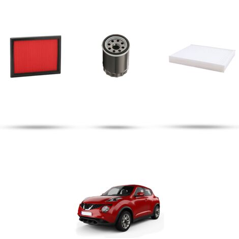 Kit tagliando 3 filtri compatibile con Nissan Juke (F15,F15E) 1.6 LPG 80kw dal 2018 (1/4)