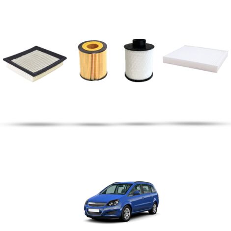 Kit tagliando 4 filtri compatibile con Opel Zafira B 1.9 Cdti 88kw dal 2005 (1/5)