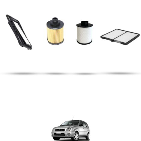 Kit tagliando 4 filtri compatibile con Subaru Justy III 1.3 Turbodiesel 51kw dal 2003 (1/5)