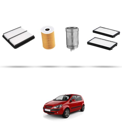 Kit tagliando 4 filtri compatibile con Hyundai Getz 1.5 CRDi 60kw dal 2003 (1/5)