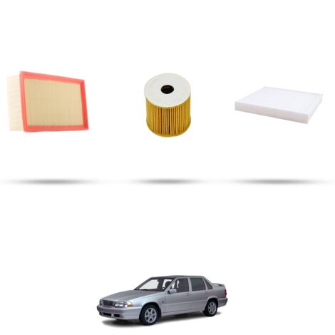 Kit tagliando 3 filtri compatibile con Volvo S70 2.4 20V Turbo 142kw dal 1997 (1/4)