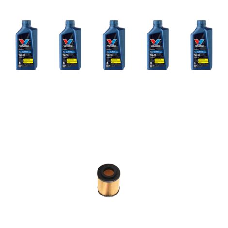 Kit filtro olio e 5L compatibile con Honda Civic VII 1.7 74kw dal 2002 (1/3)