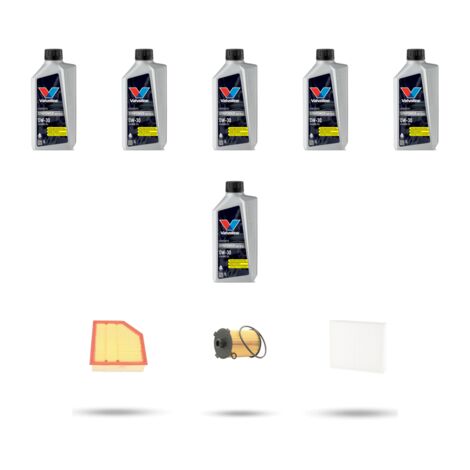 Kit tagliando 3 FILTRI e 6L OLIO compatibile con Volvo S60 III V60 II Cross Country 2.0 T8 Plug-InHybrid 335kw Dal 2022 (1/5)