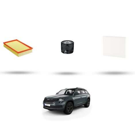 Kit tagliando 3 filtri compatibile con Skoda Kodiaq 1.5 TSI 110kw Dal 2017 (1/4)