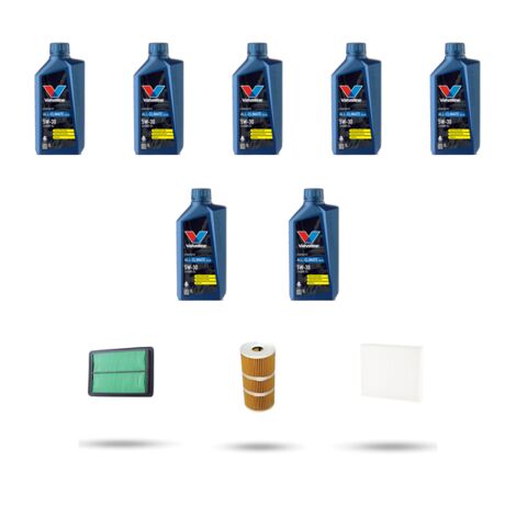 Kit tagliando 3 FILTRI e 7L OLIO compatibile con Renault Kadjar (HFE) 1.6 dCI 96kw dal 2015 (1/5)