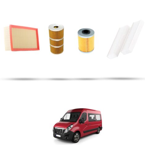 Kit tagliando 4 filtri compatibile con Opel Movano B 2.3 Cdti 150 110kw Dal 2013 (1/5)