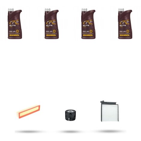 Kit tagliando 3 FILTRI e 4L OLIO compatibile con Renault Clio III 1.2 16v 58kw Dal 2008 (1/4)