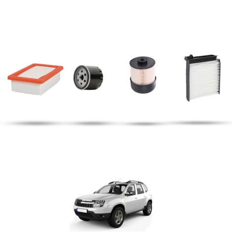 Kit tagliando 4 filtri compatibile con Dacia Duster 1.5 Dci 66kw dal 2010 (1/5)
