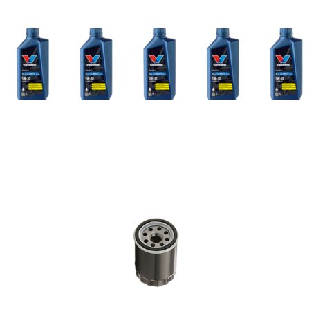 Kit filtro olio e 5L compatibile con Nissan Teana 2.5 v6 134kw Dal 2008 (1/3)
