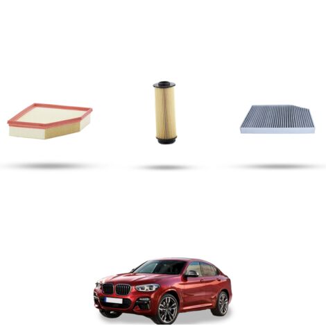 Kit tagliando 3 filtri compatibile con Bmw x4 (G02,F98) M40 ix 285kw dal 2019 (1/4)
