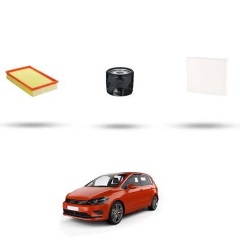 Kit tagliando 3 filtri compatibile con Vw Golf Sportsvan (AM1) 1.5 TSI 96kw Dal 2017 (1/4)