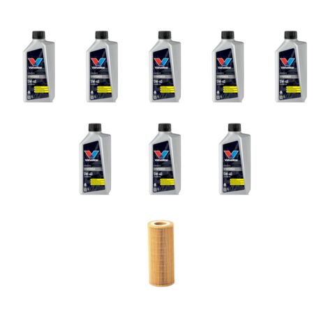 Kit filtro olio e 8L compatibile con Bmw serie 5 (E60/E61) 530d 170kw dal 2005 al 2007 (1/3)