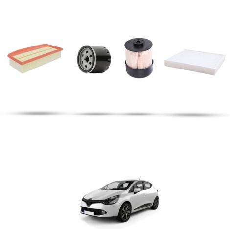 Kit tagliando 4 filtri compatibile con Renault Clio IV 1.5 DCI 81kw Dal 2016 (1/5)