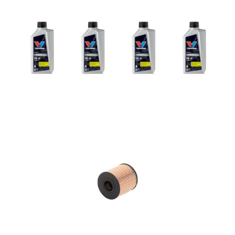 Kit filtro olio e 4L compatibile con Peugeot 208 1.6 THP 115kw Dal 2012 (1/3)