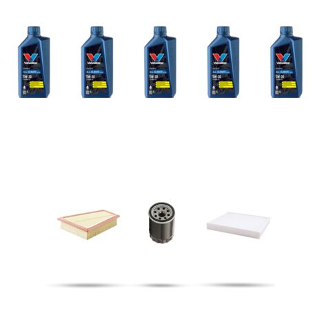 Kit tagliando 3 FILTRI e 5L OLIO compatibile con Nissan Qashqai (J10E,JJ10E) 1.6 84kw Dal 2007 (1/5)