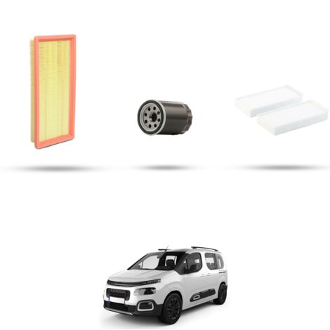 Kit tagliando 3 filtri compatibile con Citroen Berlingo III 1.2 thp 81kw dal 2018 (1/4)