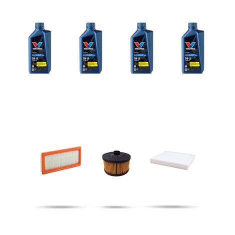 Kit tagliando 3 FILTRI e 4L OLIO compatibile con Nissan Micra V (K14F) 0.9 LPG 64KW Dal 2019 (1/5)