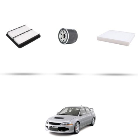 Kit tagliando 3 filtri compatibile con Mitsubishi Lancer VIII 2.0 EVO 257kw dal 2011 (1/4)