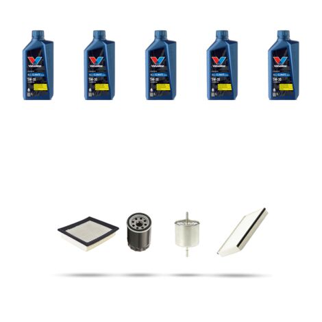 Kit tagliando 4 FILTRI e 5L OLIO compatibile con Mazda Tribute 2.0 16V 91kw dal 2000 (1/5)