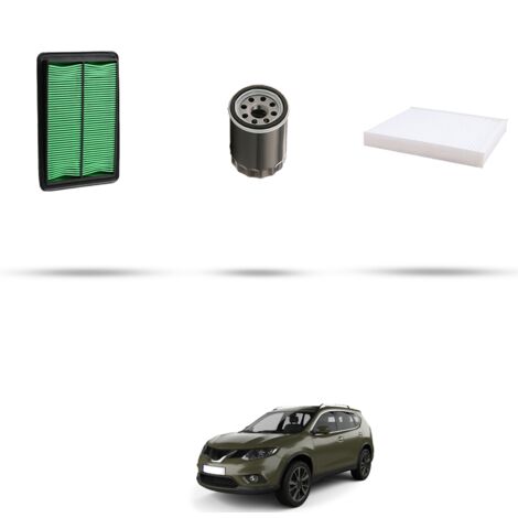 Kit tagliando 3 filtri compatibile con Nissan X-Trail (T32) 2.5 126kw Dal 2014 (1/4)