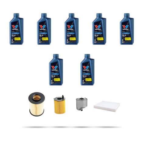 Kit tagliando 4 FILTRI e 7L OLIO compatibile con Ford Transit Connect II 1.6 Tdci 70kw dal 2013 (1/5)