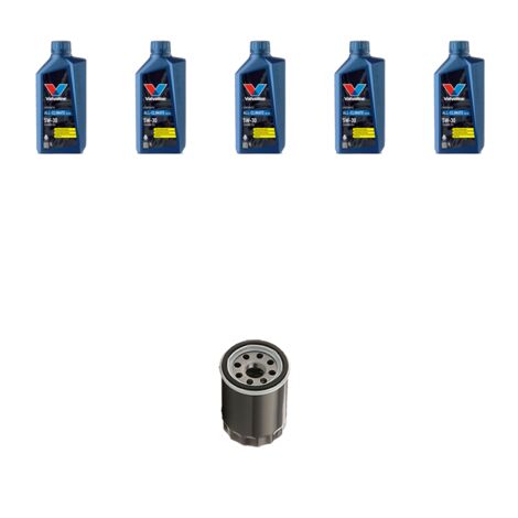 Kit filtro olio e 5L compatibile con Peugeot 607 2.2 HDi 16v 98kw dal 2000 (1/3)