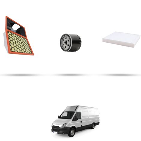 Kit tagliando 3 filtri compatibile con Iveco Daily V 50C 14 3.0 CNG 100kw dal 2011 (1/4)
