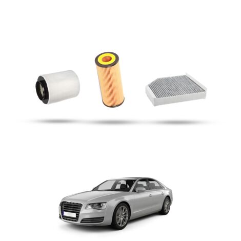 Kit Tagliando 3 filtri compatibile con Audi A8 (4H) 2.5 TFSI 150kw dal 2012 (1/4)