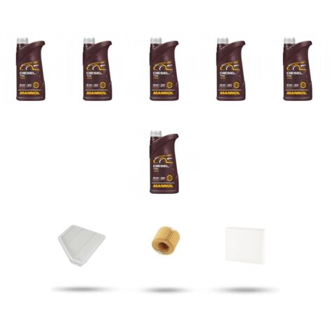 Kit tagliando 3 FILTRI e 6L OLIO compatibile con Toyota Avensis III (T27) 2.2 D-4D 130kw Dal 2009 (1/4)