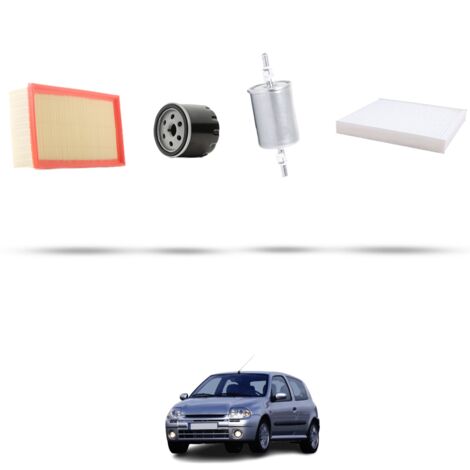 Kit tagliando 4 filtri compatibile con Renault Clio II 1.6 66kw Dal 1998 (1/5)