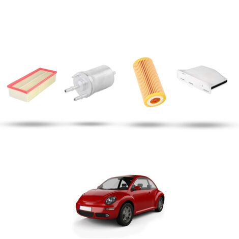 Kit tagliando 4 filtri compatibile con Vw New Beetle / Cabrio (5C) 2.0 TSI 162kw Dal 2014 (1/5)