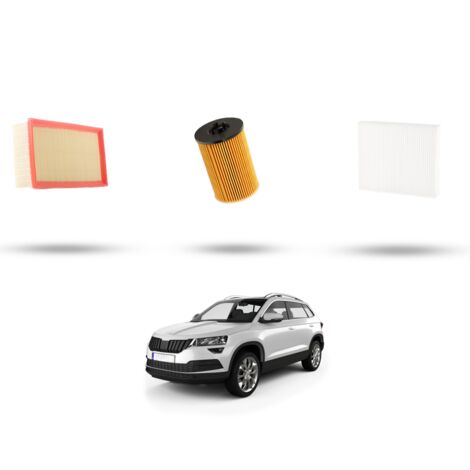 Kit tagliando 3 filtri compatibile con SKODA KAROQ 1.6 Tdi 85kw DAL 2017 (1/4)