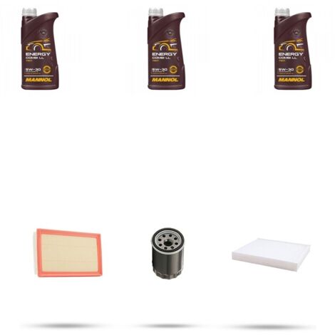 Kit tagliando 3 FILTRI e 3L OLIO compatibile con TOYOTA AYGO X (B7) 1.0 VVT-i 53kw dal 2021 (1/4)