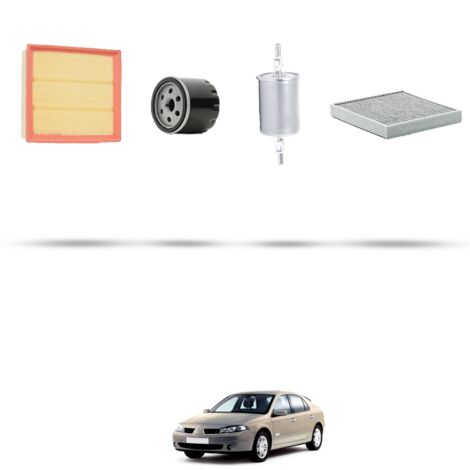 Kit tagliando 4 filtri compatibile con Renault Laguna II 2.0 16v 99kw dal 2002 (1/5)
