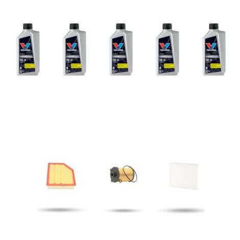 Kit tagliando 4 FILTRI e 5L OLIO compatibile con Volvo S60 III V60 II Cross Country 2.0 D3 110kw Dal 2018 (1/5)