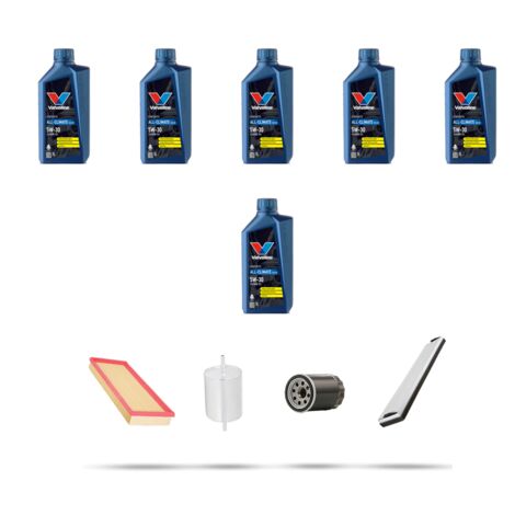 Kit tagliando 4 FILTRI e 6L OLIO compatibile con Ford Mondeo III 3.0 V6 150kw dal 2004 Al 2007 (1/5)