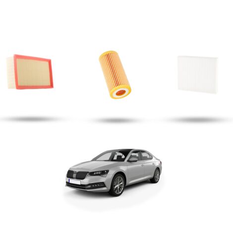 Kit tagliando 3 filtri compatibile con Skoda Superb III (3V) 1.8 TSI 132kw Dal 2015 (1/4)