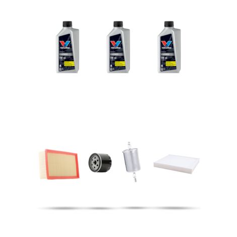 Kit tagliando 4 FILTRI e 3L OLIO compatibile con Renault Clio II 1.4 55kw Dal 1998 (1/5)