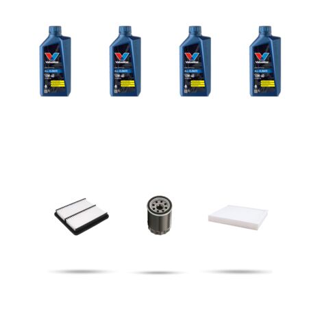 Kit tagliando 3 FILTRI e 4L OLIO compatibile con Suzuki Jimny I 1.3 16v 59kw dal 1998 (1/5)