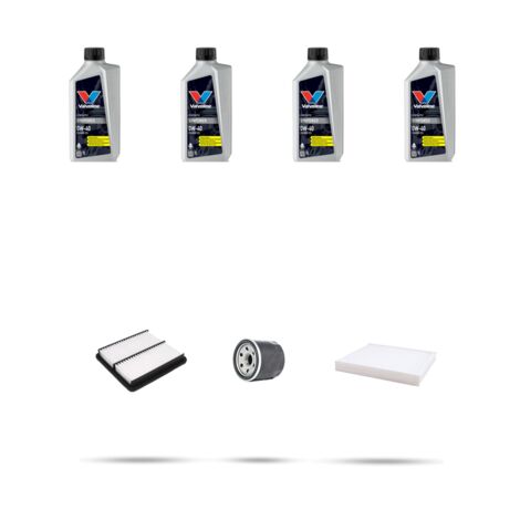 Kit tagliando 3 FILTRI e 4L OLIO compatibile con Mitsubishi Lancer VIII 2.0 EVO 257kw dal 2011 (1/5)